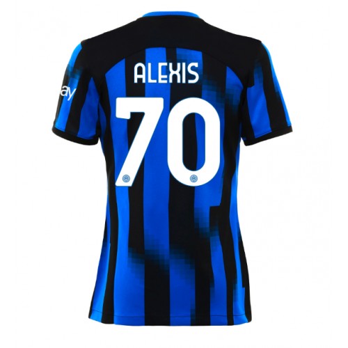 Maillot de foot Inter Milan Alexis Sanchez #70 Domicile Femmes 2023-24 Manches Courte